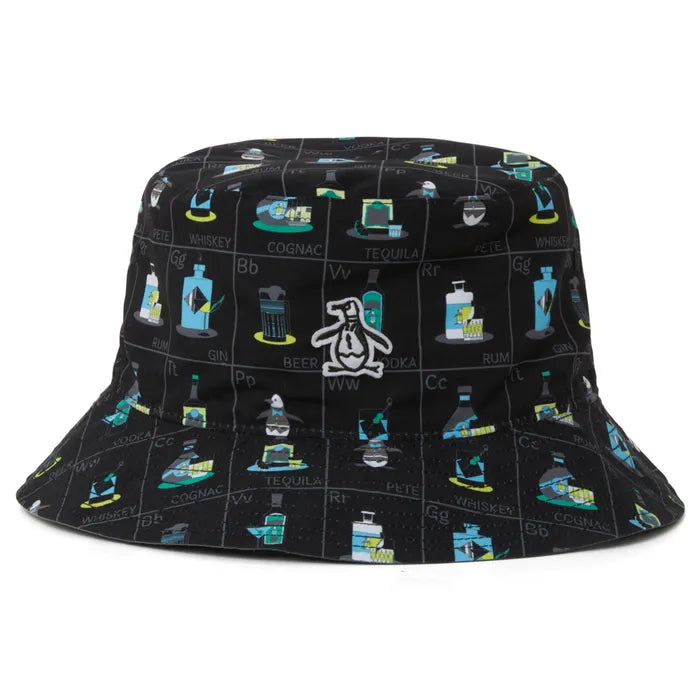 Original Penguin Golf Hat - Flash Cards Bucket - Reversible