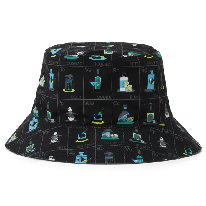 Original Penguin Golf Hat - Flash Cards Bucket - Reversible